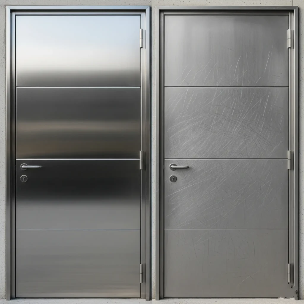 تفاوت پرداخت های درب های استیل و درب های ضد سرقت